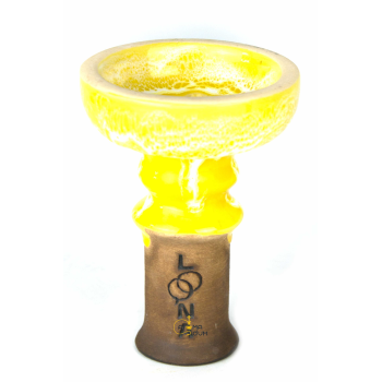 Чаша для кальяну Loona Meteor (жовтий) - фото №1 Аромадим