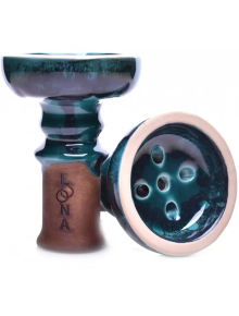 Чаша для кальяну Uranium Meteor Turquoise Black - фото №1 