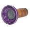 Чаша для кальяну Облако Flow Grey on PurpleBlack Marble - фото №2 