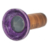 Чаша для кальяну Облако Flow Grey on PurpleBlack Marble - фото №2 Аромадим