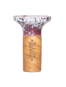 Чаша для кальяну Облако Flow Puprle on Burgundy Marble - фото №1 Аромадым