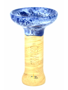 Чаша для кальяну OBLAKO Phunnel M Glaze Top Blue - фото №1 