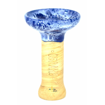 Чаша для кальяну OBLAKO Phunnel M Glaze Top Blue - фото №1 Аромадим
