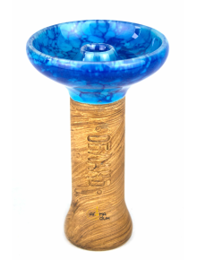 Чаша Облако Phunnel M Glaze top Голубой синий мрамор - фото №1 