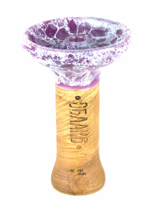 Чаша Облако Phunnel M Glaze top Фиолетовый мрамор - фото №1 