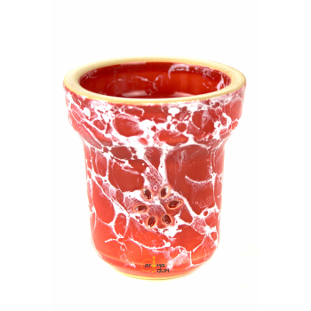 Чаша для кальяну Solaris Eva Red and White - фото №1 Аромадим