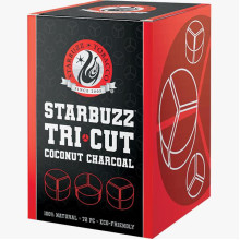 Вугілля для кальяну кокосове Starbuzz Tri-Cut 1 кг